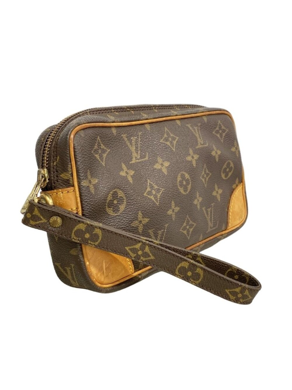 Louis Vuitton Clutch Monogram Marly Dragonne PM Brown - Picture 2 of 10